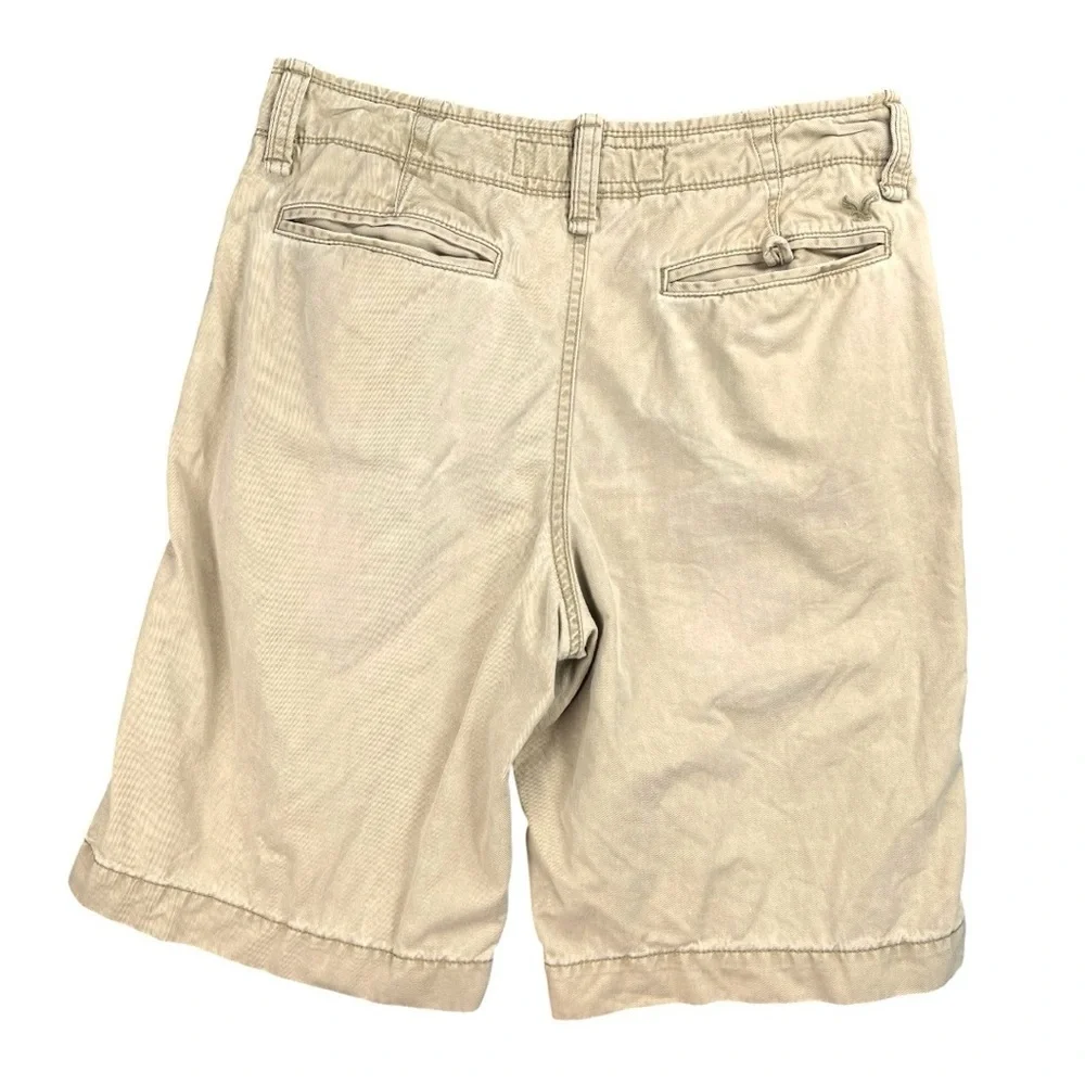 Vintage Y2K American Eagle Khaki Longer Length Men’s Shorts 30” Waist